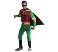 Rubies Costume officiel DC Comic Robin Deluxe pour adulte, personnage du film Ba