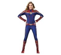 Rubie's Official Marvel, Captain Marvel Hero Suit Ladies Costume, Adult Superher