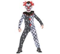 Rubie's Costume officiel de clown sinister monochrome pour enfant, taille 9-10 ans