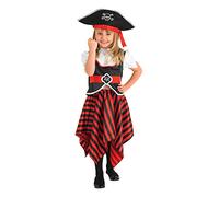 Rubie's Officielle Christy pour Enfant pour Fille Little Lass Costume de Pirate - 5-6 Ans