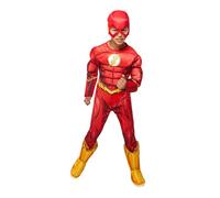 Rubies Costume officiel de super-héros DC The Flash Deluxe pour enfant Taille L 8-10 ans Halloween