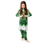Rubies Costume officiel Disney Marvel Eternals Sersi Deluxe pour enfant, Vert, 7-8 ans
