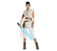 Rubies Costume officiel Disney Star Wars Ep 9 Rey Deluxe pour adulte, multicolore, taille M