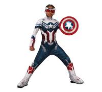Rubies Costume officiel Marvel The Falcon et le soldat de l'hiver Captain America Deluxe pour enfants Déguisement de super-héros Halloween