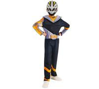 Rubies Costume officiel Power Rangers Cosmic Fury Black Ranger pour enfant Taille 5-6 ans