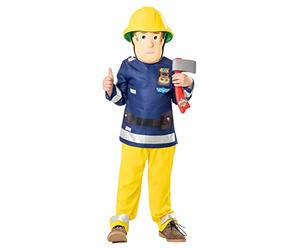 Rubies Costume officiel Sam le pompier pour enfant Déguisement d'Halloween