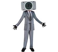 Rubies Costume officiel Skibidi Speakerman pour enfant, taille 7-8