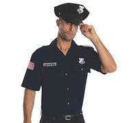 Rubies Costume Police Office Adult Blue Costume Kit XL