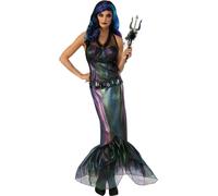 Rubies - Costume "Queen Of The Dark Sea" - Femme BN4385 (L) (Noir/Bleu/Vert)