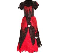 Rubies - Costume "Sinder-Ella" - Femme BN5781 (40 FR - 42 FR) (Rouge/Noir)