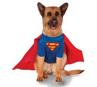 Rubie's Costume Unisexe Adulte 580283 Officiel Rubie S DC Comic Superman pour Chien Super héros Cadeau Grand Chien Taille XXL Multicolore XXL UK