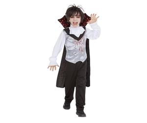 Rubies Costume Vampire pour enfant et fille Gilet avec chemise, pantalon et cape, Comte Dracula, vampires, vampires pour Halloween, carnaval, cosplay et fêtes