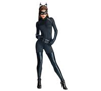 RUBIE'S DC Officiel - Déguisement Catwoman Adulte Femme - Taille M - Costume Combinaison, Couvre-Bottes et Masque - Pour, Carnaval - Idée Cadeau Noël