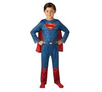 RUBIE'S DC officiel -Déguisement classique Superman Justice League - Déguisement pour Enfant - Rouge - Taille M - 5 à 6 ans - 105 à 116 cm - Pour Carnaval, Noël, Anniversaire, Fêtes et Halloween.