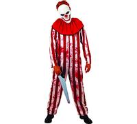 RUBIE'S Déguisement Adulte Clown Rayé, Taille Standard Adulte