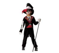 Rubies Déguisement Catrin Boy pour Enfant avec Veste imprimée avec Chemise, Pantalon, Ceinture et Chapeau pour Halloween, Noël, Carnaval et Anniversaire