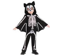Rubies Déguisement chauve-souris squelette officiel pour enfant Taille 3-4 ans Halloween