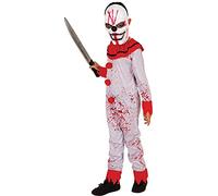 Rubies - Déguisement Clown Sanglant - Halloween, Enfant, S8376L, Taille L 8 à 10 Ans