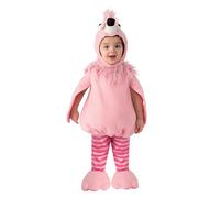 Rubies Déguisement de flamant rose pour bébé, barboteuse, bonnet et pantalon avec pieds, taille 1 à 2 ans, pour carnaval, fêtes, anniversaires et Halloween