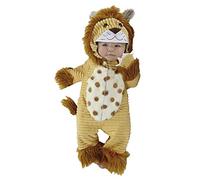 Rubies Déguisement de lion Safari pour garçon et fille, taille bébé 1 à 2 ans, combinaison avec queue et bonnet tête de lion, original pour Halloween, Noël, carnaval et anniversaire