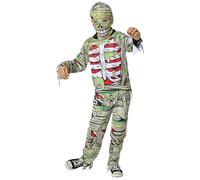 Rubies Déguisement de momie zombie pour garçons et filles, costume imprimé et capuche, officiel Halloween, carnaval, fêtes et anniversaires
