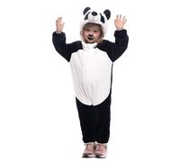 Rubies Déguisement de panda amoureux pour garçons et filles - Barboteuse avec capuche et queue - Officiel de carnaval, Halloween, anniversaires et fêtes