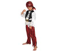 Rubie's Déguisement de pirate raggy pour enfant - Taille L - 128 cm - 7-8 ans KI