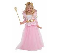 Rubies Déguisement de princesse ludique pour fille avec ceinture et diadème Elsa pour fêtes, anniversaires, Noël et carnaval (S 5-6 ans)