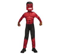 Rubies Déguisement de super-héros officiel Marvel Red Hulk pour enfant, taille 5-6 ans