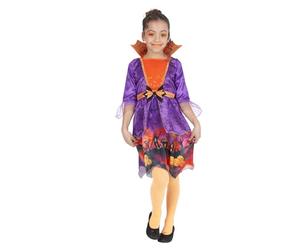 Rubies Déguisement de vampire mignon pour filles avec col montant imprimé vampire Twilight Licence officielle pour fêtes Cosplay Halloween