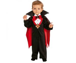 Rubies Déguisement Draculin pour bébé avec nœud papillon et cape pour Halloween, carnaval et anniversaire