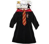 RUBIES Déguisement Harry Potter cape + cravate + baguette + lunettes 7-8 ans le déguisement