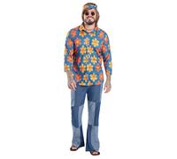 RUBIE'S Déguisement Hippie Homme pour adulte- L