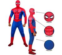 Rubies Déguisement Homme Spiderman Superhero DC Comics Rouge Bleu Polyester