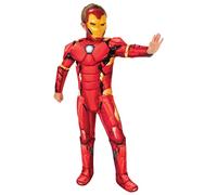 Rubies Déguisement Iron Man Deluxe 301737XXS pour enfant - Multicolore - 3-4 ans