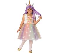 déguisement licorne lumineuse fille - 5/7 ans - multicolore - générique r701066frt57 Multicolore G