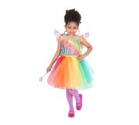 RUBIE'S Déguisement luxe pour enfant fée rainbow - 5-7 ans
