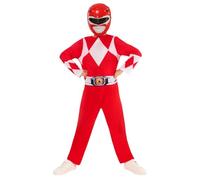 Déguisement Power Ranger rouge classique enfant 5-6 ans