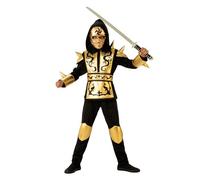 Rubies - Déguisement Ninja Dragon d’Or pour Enfant M (5-6 años) Multicolore
