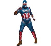 Rubies Official Brave New World Captain America Deluxe Adult, Adult Fancy Dress