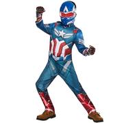 Rubies Déguisement officiel de Captain America pour enfant Taille 5-6 ans
