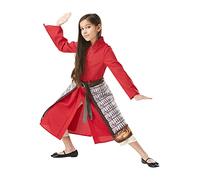 Rubie's Déguisement officiel Disney Mulan Deluxe Guerrier pour enfant Taille L 7-8 ans