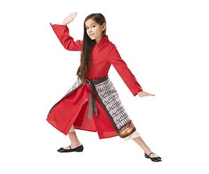 Rubie's Déguisement officiel Disney Mulan Deluxe Guerrier pour enfant Taille L 7-8 ans