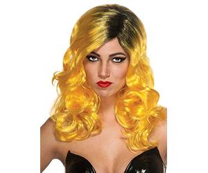 Rubie's-déguisement officiel - Lady Gaga - Déguisement Perruque Jaune / Noir- I-52600