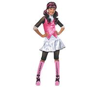 RUBIE'S-déguisement officiel - Monster High- Costume Déguisement Luxe Draculaura - Taille M- I-884787M Halloween