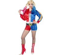 Rubie's Déguisement luxe Harley Quinn Suicide Squad officiel Adulte Rouge/Bleu XS