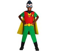 Rubie's Déguisement officiel WB DC Teen Titans Go Robin pour enfant, taille 7-8 ans