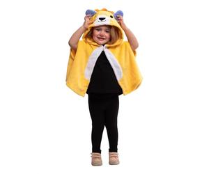 Rubies Déguisement super Leoncito pour filles et garçons Cape à capuche de lion officielle pour carnaval, anniversaire, fête, Halloween, Noël