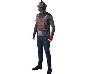 RUBIE'S - Déguisement Top + Cagoule Officiel Fortnite adulte Black Knight
