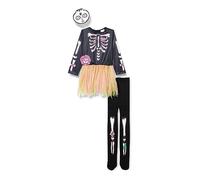 Rubie's - Déguisement Tutu Dia de los Muertos - Halloween, S8536M, Taille M 5 à 7 ans